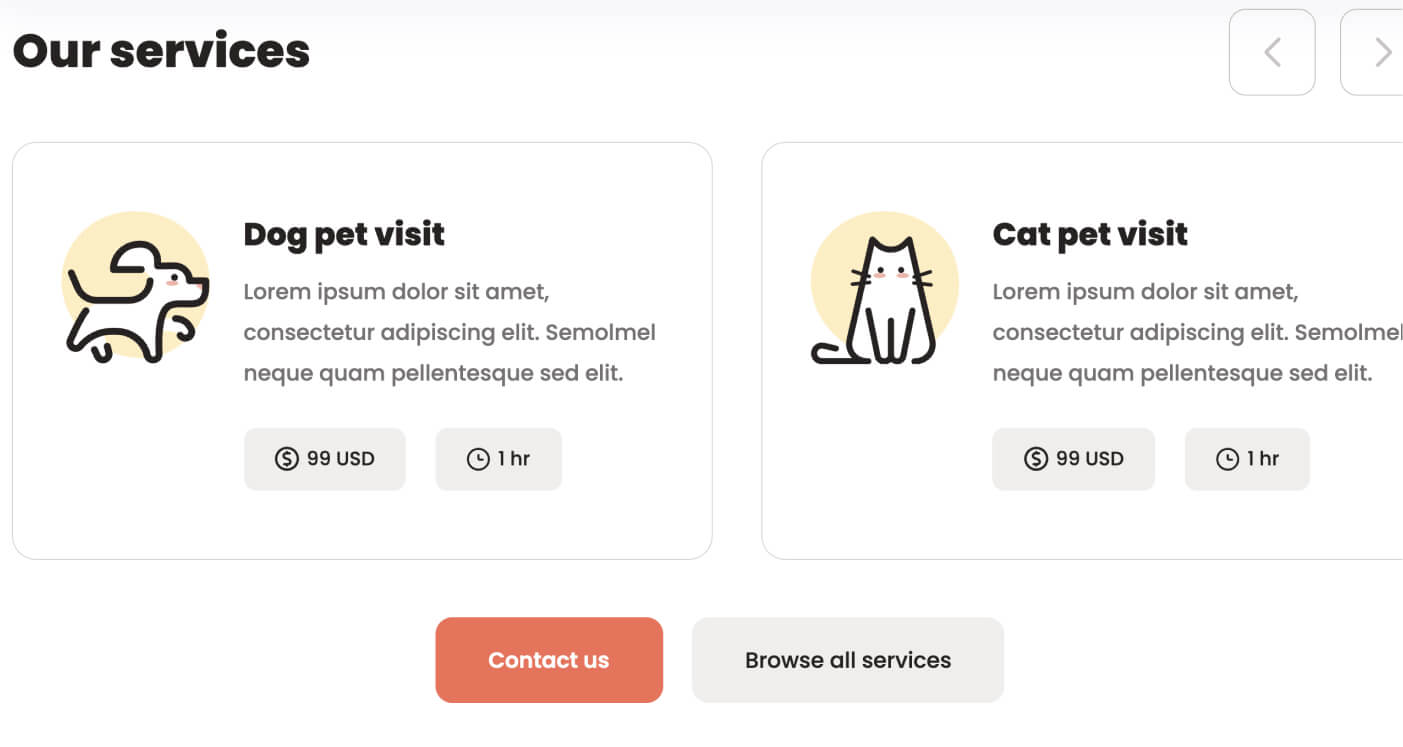Icons And Graphics - Veterinary X Webflow Template